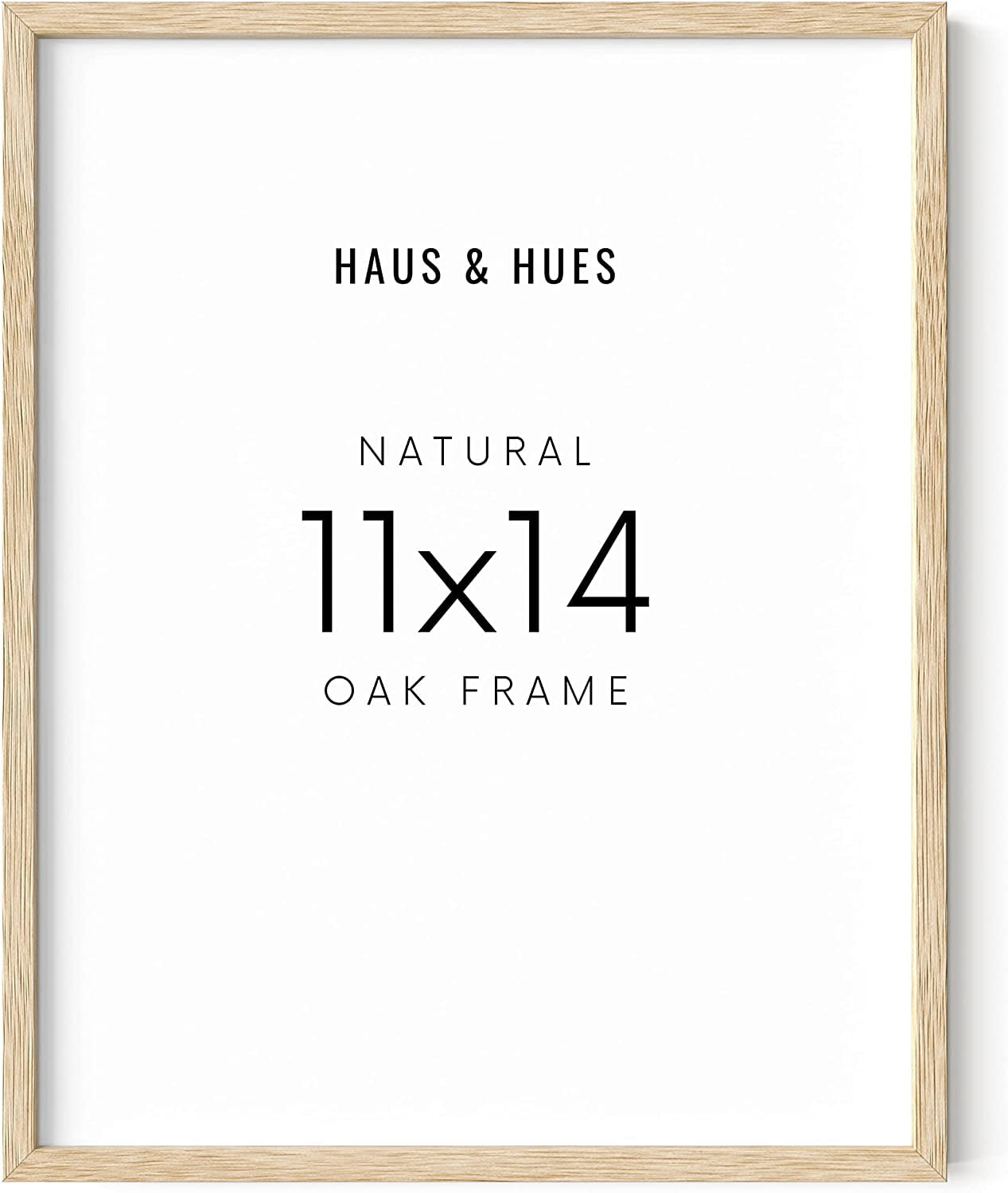 Haus and Hues White Oak 16x20 Frames Set of 4 - 16x20 Picture Frames for  Wall, 16 x 20 Frames for Artwork, White Picture Frames 16x20, Poster Frame  16x20, Art Frames and