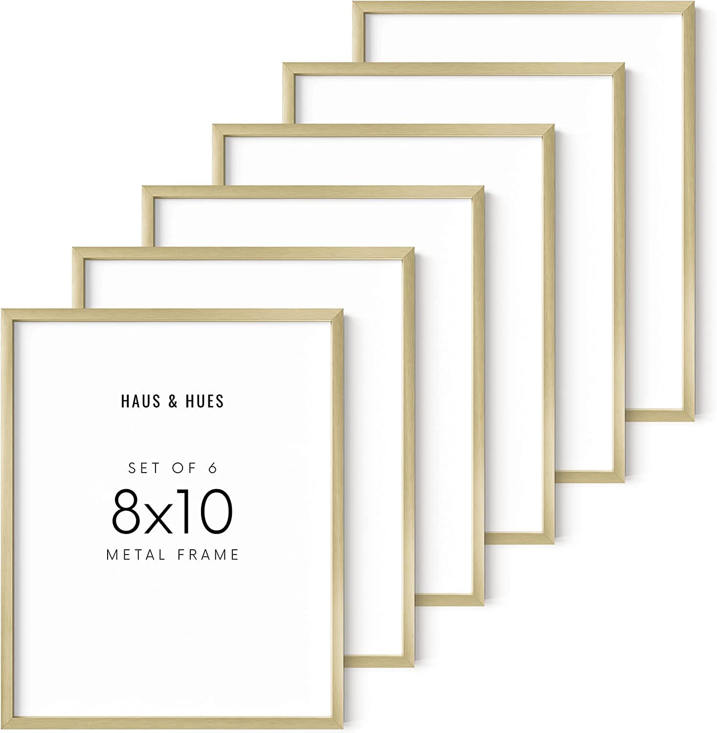  Giftgarden 4x6 Picture Frame Gold Set of 12, Multi Modern 4 x  6 Frames Bulk for Wall or Tabletop Display