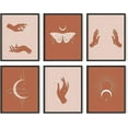 thumbnail image 1 of Haus and Hues Astrology Posters and Celestial Decor - Sun and Moon Art Astrology Wall Decor, Sun Wall At Posters Spiritual Boho Prints Wall Art, Astrology Wall Art Boho Art Prints (Framed Black 16x20), 1 of 6