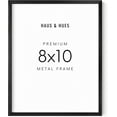 thumbnail image 1 of Haus and Hues Black 8x10 Picture Frame - 8x10 Black Frame 8x10 Black Picture Frame 8x10 Picture Frame Black, 8x10 Wall Picture Frame 8x10 Poster Frame Black 8x10 Frame (Black Aluminum Frame), 1 of 6