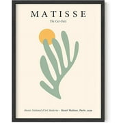 Haus and Hues Danish Pastel Aesthetic Matisse Poster - Danish Pastel Room Decor Aesthetic Matisse Print & Sage Green Wall Decor Matisse Cutouts Modern Wall Art Abstract Art Wall Decor UNFRAMED 12"x16"