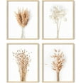 thumbnail image 1 of Haus and Hues Flower Wall Decor - Set of 4 Floral Wall Art, Floral Wall Decor, Flower Wall Art, Framed Flower Painting, Floral Pictures Wall Decor, Flower Pictures Wall Decor (Framed Beige 16x20), 1 of 6