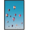 thumbnail image 1 of Haus and Hues Hot Air Balloon Poster - Hot Air Balloon Decorations, Hot Air Balloon Wall Decor, Beautiful Scenery Wall Art, Hot Air Balloon Painting Travel Hot Air Balloons (Framed Black, 24x36), 1 of 1