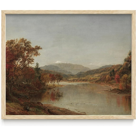 Haus and Hues Landscape Art Country Decor - Vintage French Wall Art Ideal for Country Decor, Modern Farmhouse Wall Art, Country Wall Art and Paintings for Wall Decorations (Unframed 8x10)