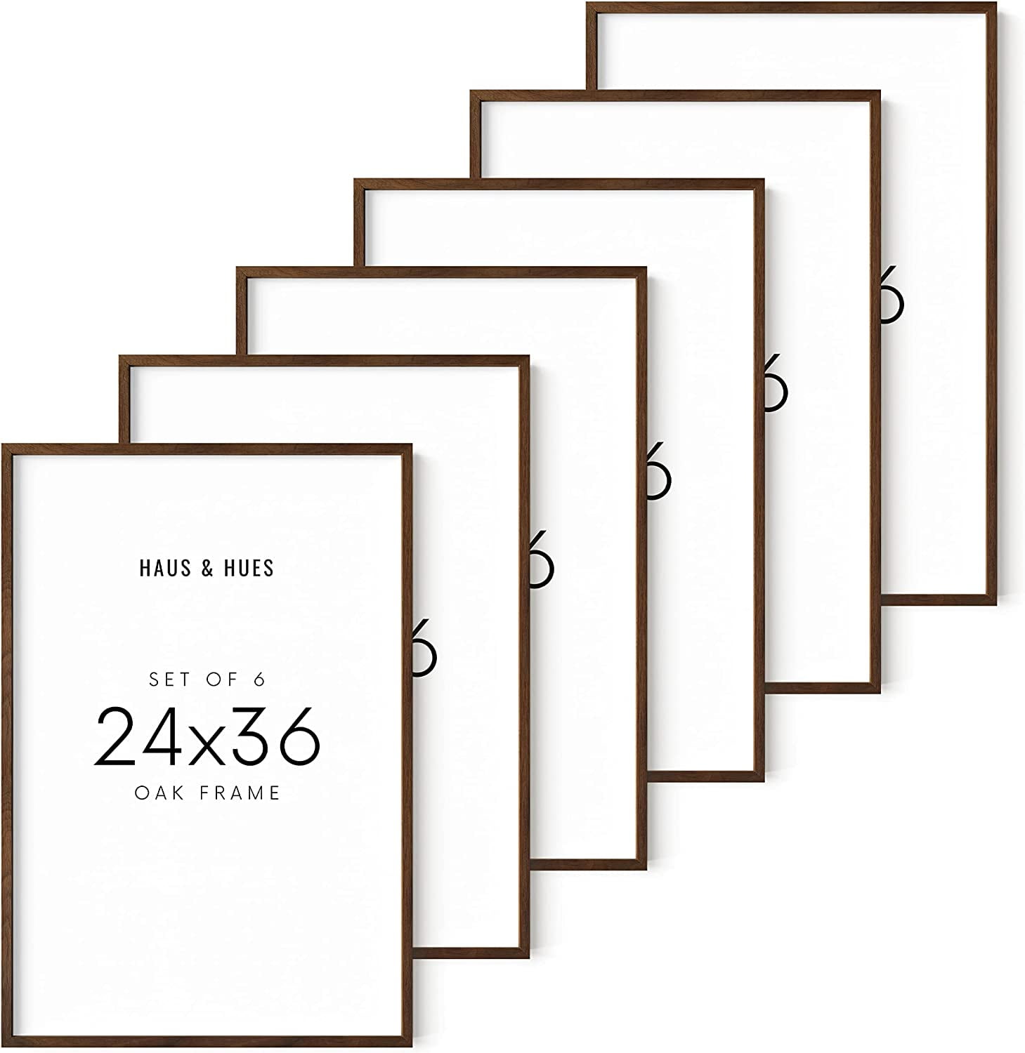 Haus and Hues Poster Frames 24 x 36 Inches Set of 6 Large Picture