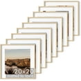 thumbnail image 1 of Haus and Hues Solid Oak Wood 20x20 Picture Frames Matted to 16”x16” Set of 9 - 20x20 Picture Gallery Wall Frame Set, 20x20 Frames for Poster, 9-Piece Set of Frames for Gallery Wall (Beige Oak Frames), 1 of 5