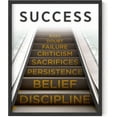 thumbnail image 1 of Haus and Hues Success Wall Art, Framed Inspirational Posters, Motivational Wall Art for Office, Inspirational Wall Art, Success Framed Art, Positive Quotes Wall Décor (Black Framed, 16x20), 1 of 1