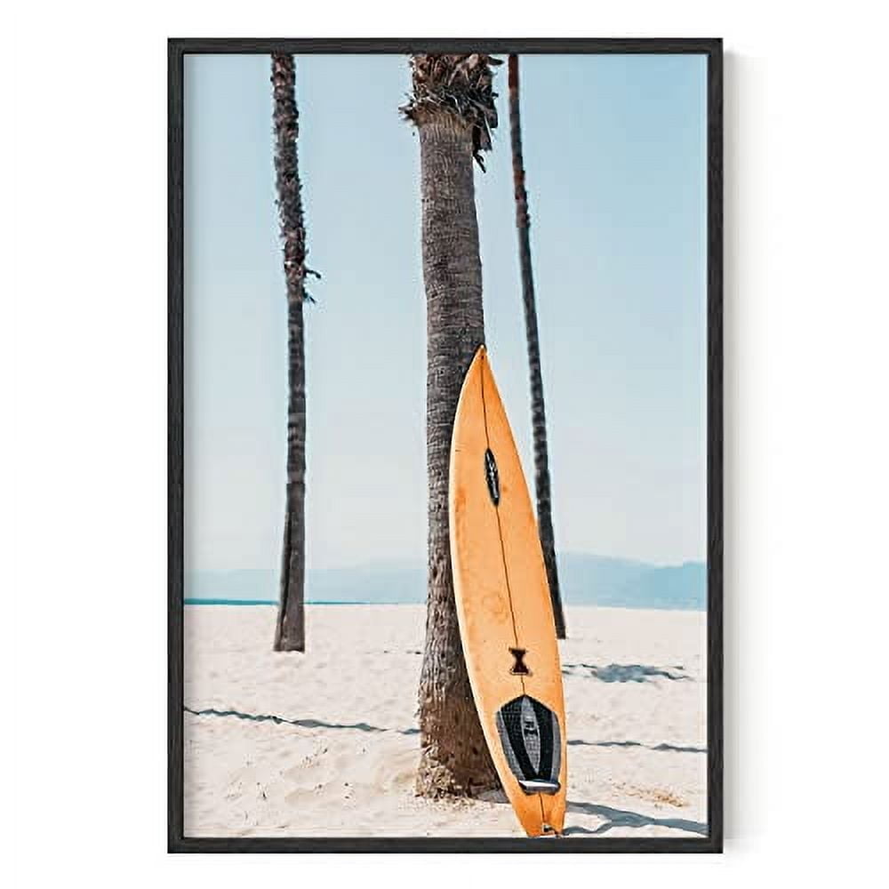 Haus and hues surf art and beach pictures wall art palm trees poster