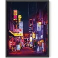 thumbnail image 1 of Haus and Hues Tokyo Poster Japanese Wall Art - Japanese Anime Neon Wall Art Decor, Tokyo Japan City Lights Wall Art, Neon Poster City Wall Art, Urban Wall Art Cool Posters for Room (Black Frame 12x16), 1 of 6