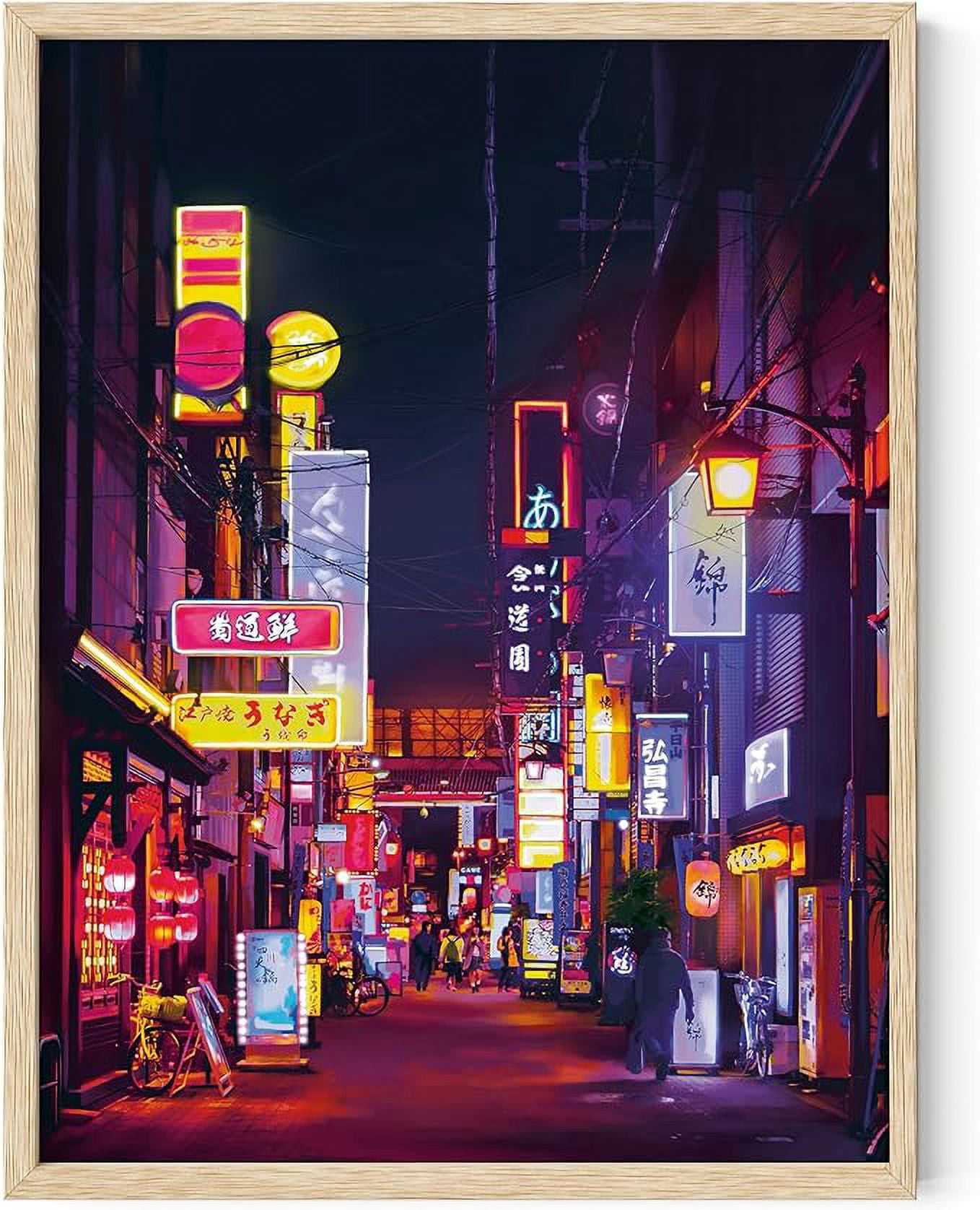 Haus and Hues Tokyo Poster Japanese Wall Art - Japanese Anime Neon