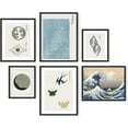 thumbnail image 1 of Haus and Hues Traditional Japanese Art Prints - Japanese Wall Art, The Great Wave Off Kanagawa Famous Art Prints Japanese Posters, Tiger Wall Art Posters, Wave Prints Wall Art, Japan Poster (Unframed), 1 of 6