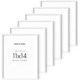 thumbnail image 1 of Haus and Hues White Picture Frame 11x14 - Set of 6 11 x 14 Frames for Wall or Display, 11x14 Picture Frame Set of 6, White Picture Frames Collage Wall Decor, Set White Frames (White Aluminum Frames), 1 of 6