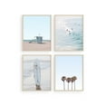 thumbnail image 1 of Haus and Hues Beach Wall Art Prints - Set of 4 Ocean Beach Art Prints | Nautical Themed Beach Decor | 8"x10" | Unframed, 1 of 6