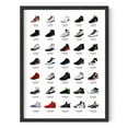 thumbnail image 1 of Haus and Hues Jordan Sneaker Posters 12"x16" Art Prints, 1 of 6