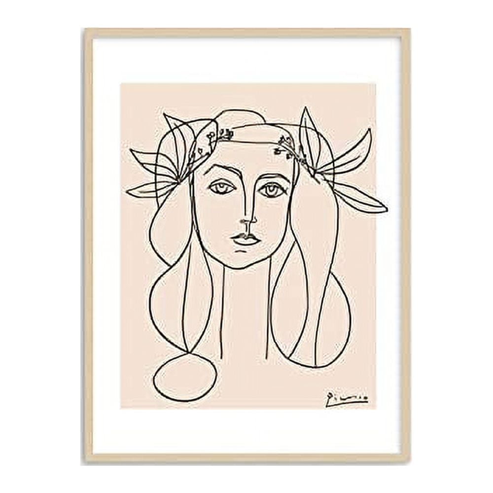 Haus and Hues Picasso Line Drawing Abstract Woman Wall Art Minimalist  Line Art Pablo Picasso Artwork Minimalistic Wall Art Print 12