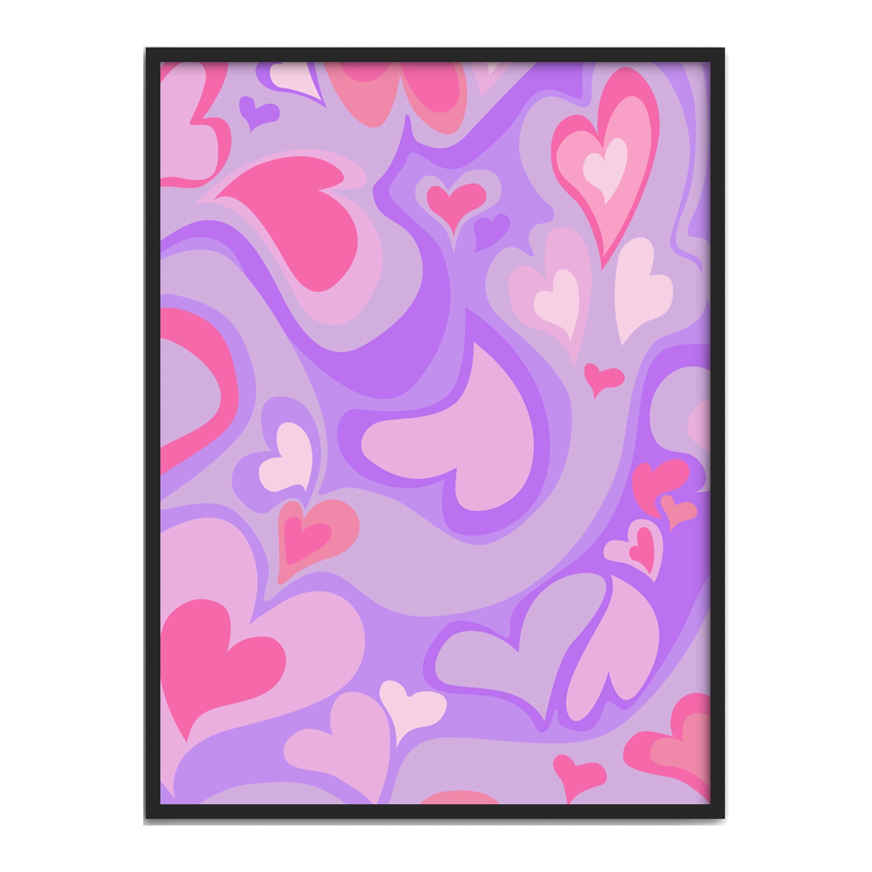 Rainbow y2k Aesthetic Hearts - Hearts - Posters and Art Prints, y2k  aesthetic 