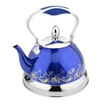 thumbnail image 1 of HausRoland Stainless Steel Stovetop Kettle with Ergonomic Handle 0.74 Qt (0.7 L) Tea Kettle for Stove Top, Blue, 1 of 1