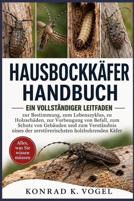 HausbockkÃ¤fer-Handbuch: Ein vollstÃ¤ndiger Leitfaden zur Bestimmung, zum Lebenszyklus, zu HolzschÃ¤den, zur Vorbeugung von, (Paperback)