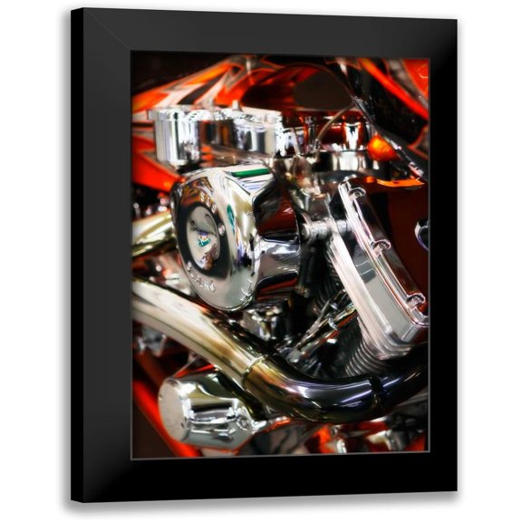 Hausenflock, Alan 11x14 Black Modern Framed Museum Art Print Titled - Custom Chopper I