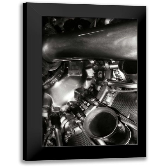 Hausenflock, Alan 11x14 Black Modern Framed Museum Art Print Titled - Engine II