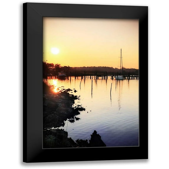 Hausenflock, Alan 11x14 Black Modern Framed Museum Art Print Titled - Gable Creek Sunrise I