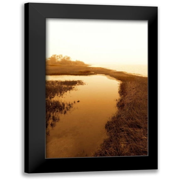 Hausenflock, Alan 11x14 Black Modern Framed Museum Art Print Titled - Harkers Island Marsh II