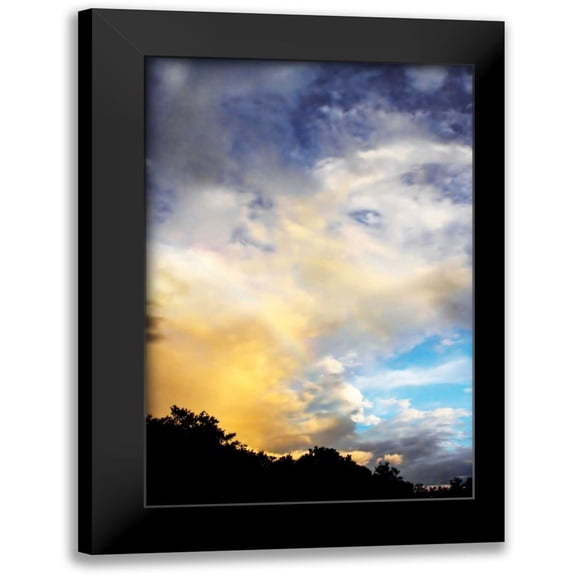 Hausenflock, Alan 11x14 Black Modern Framed Museum Art Print Titled - Rainbow Cloud I