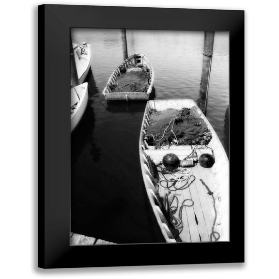 Hausenflock, Alan 11x14 Black Modern Framed Museum Art Print Titled - Skiffs I