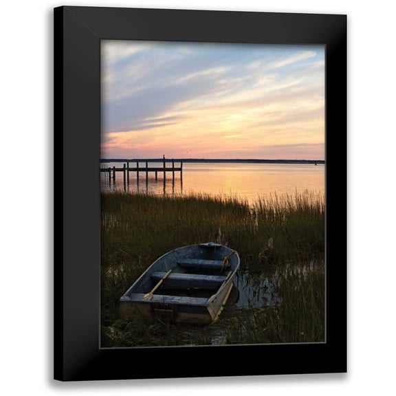 Hausenflock, Alan 11x14 Black Modern Framed Museum Art Print Titled - Sunset Over the Channel I