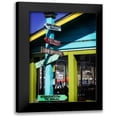 thumbnail image 1 of Hausenflock, Alan 11x14 Black Modern Framed Museum Art Print Titled - Which Way Cafe II, 1 of 5