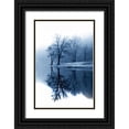 thumbnail image 1 of Hausenflock, Alan 11x14 Black Ornate Wood Framed with Double Matting Museum Art Print Titled - Fog on the Lake I, 1 of 4