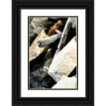 thumbnail image 1 of Hausenflock, Alan 11x14 Black Ornate Wood Framed with Double Matting Museum Art Print Titled - Rocks and Wood I, 1 of 4