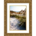 thumbnail image 1 of Hausenflock, Alan 11x14 Gold Ornate Wood Framed with Double Matting Museum Art Print Titled - Sea Oats and Shadow II, 1 of 4
