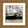 thumbnail image 1 of Hausenflock, Alan 12x12 Gold Ornate Wood Framed with Double Matting Museum Art Print Titled - Cape May Fleet I, 1 of 4