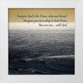 thumbnail image 1 of Hausenflock, Alan 12x12 White Modern Wood Framed Museum Art Print Titled - Gods Ocean, 1 of 4