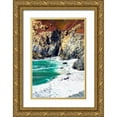 thumbnail image 1 of Hausenflock, Alan 13x18 Gold Ornate Wood Framed with Double Matting Museum Art Print Titled - Garrapata Highlands III, 1 of 4
