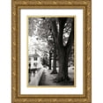 thumbnail image 1 of Hausenflock, Alan 13x18 Gold Ornate Wood Framed with Double Matting Museum Art Print Titled - Small Town Autumn IV, 1 of 4