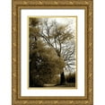 thumbnail image 1 of Hausenflock, Alan 13x18 Gold Ornate Wood Framed with Double Matting Museum Art Print Titled - Winter Scene, 1 of 4