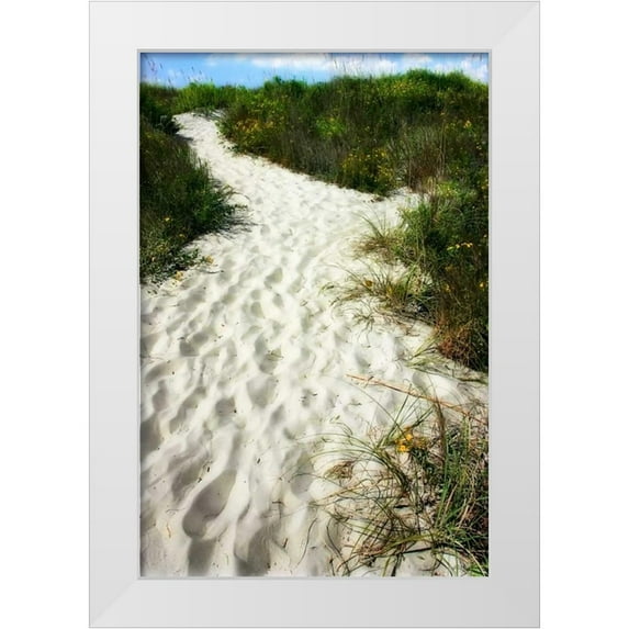 Hausenflock, Alan 13x18 White Modern Wood Framed Museum Art Print Titled - To the Beach II