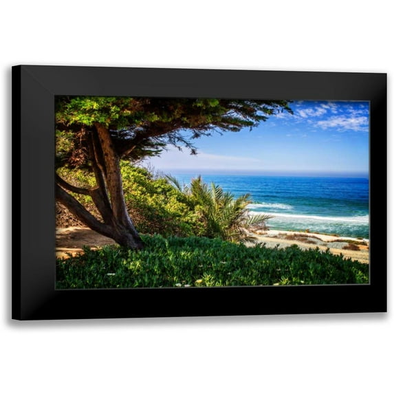Hausenflock, Alan 14x11 Black Modern Framed Museum Art Print Titled - Del Mar Beach I