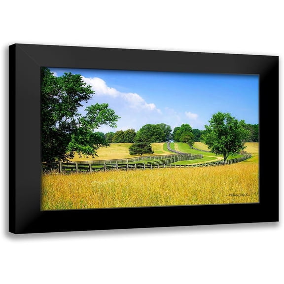 Hausenflock, Alan 14x11 Black Modern Framed Museum Art Print Titled - Farming Fields