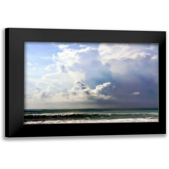 Hausenflock, Alan 14x11 Black Modern Framed Museum Art Print Titled - Ocean Storm II
