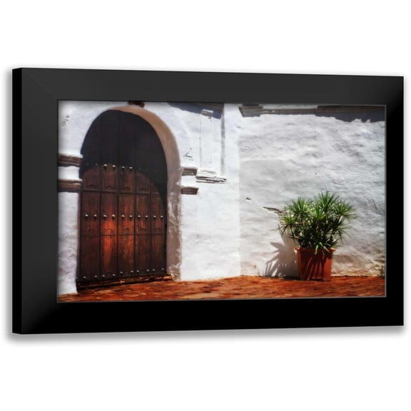 Hausenflock, Alan 14x11 Black Modern Framed Museum Art Print Titled - Old California Mission II