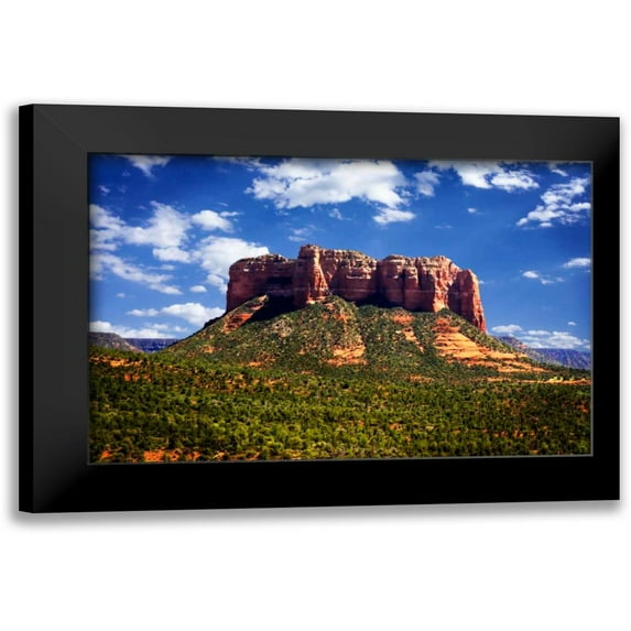 Hausenflock, Alan 14x11 Black Modern Framed Museum Art Print Titled - Silent Monolith I