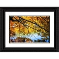 thumbnail image 1 of Hausenflock, Alan 14x11 Black Ornate Wood Framed with Double Matting Museum Art Print Titled - Autumn Reflections II, 1 of 4