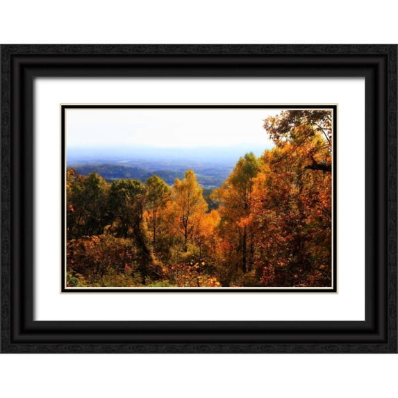 Hausenflock, Alan 14x11 Black Ornate Wood Framed with Double Matting Museum Art Print Titled - Shenandoah Valley II