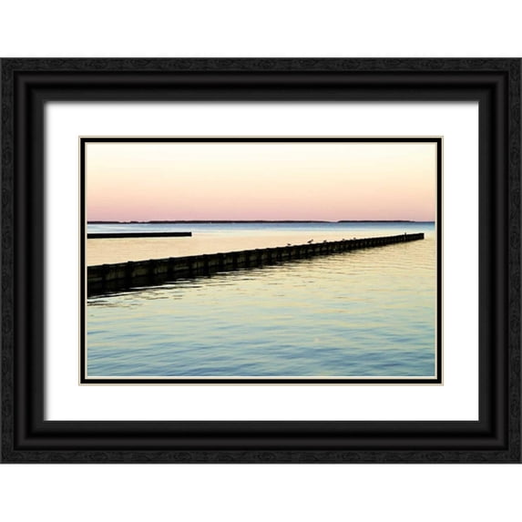Hausenflock, Alan 14x11 Black Ornate Wood Framed with Double Matting Museum Art Print Titled - Toward the Horizon IV