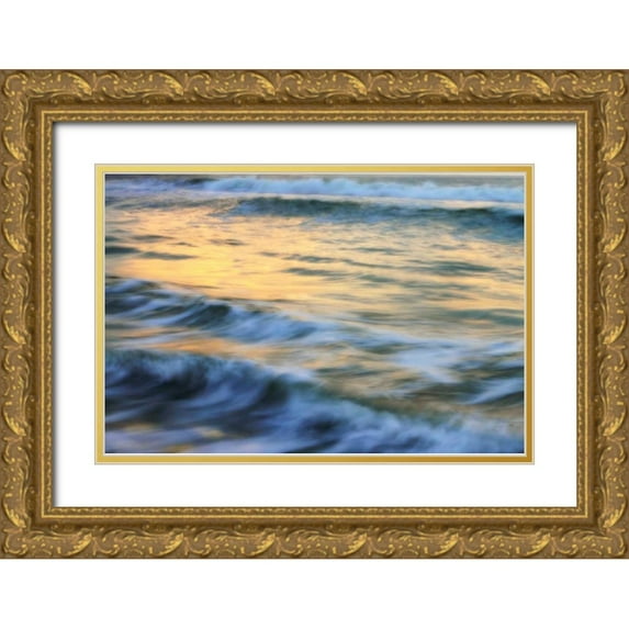 Hausenflock, Alan 14x11 Gold Ornate Wood Framed with Double Matting Museum Art Print Titled - Dream Waves II