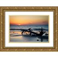 thumbnail image 1 of Hausenflock, Alan 14x11 Gold Ornate Wood Framed with Double Matting Museum Art Print Titled - Jekyll Island Sunrise I, 1 of 4