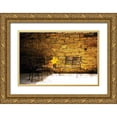 thumbnail image 1 of Hausenflock, Alan 14x11 Gold Ornate Wood Framed with Double Matting Museum Art Print Titled - Peaceful Patio I, 1 of 4